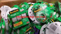 Shopify Auction Lot Of Assorted Scotch Tapes 220Packs/Pcs-1365437-1038140