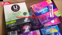 Shopify Auction Lot Of Assorted Tampons And Pads 29Packs Always Tampax Poise Kotex-594919-366449