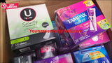 Shopify Auction Lot Of Assorted Tampons And Pads 29Packs Always Tampax Poise Kotex-594919-366449