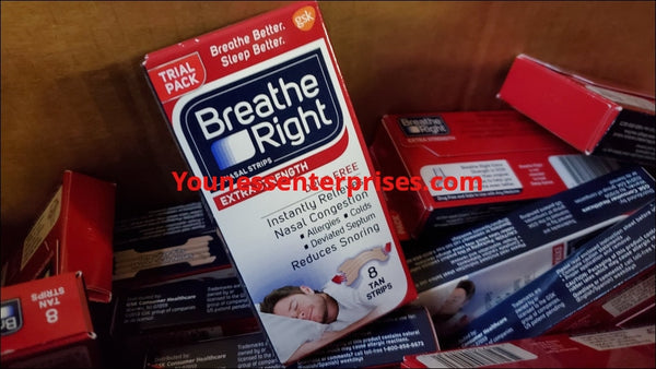 Shopify Auction Lot Of Breathe Right Nasal Strips 88Packs-582501-355833