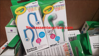 Shopify Auction Lot Of Kids Crayola Wired Earphones 43Pcs-980152-701133