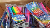 Shopify Auction Lot Of Markers And Colored Pencils 135Packs-980168-701152