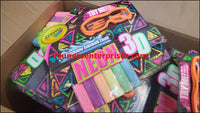 Shopify Auction Lot Of Crayola Neon 3D Sidewalk Chalk With Glasses 45Packs-1272804-953799